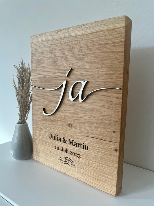 Jahrestag, Hochzeitsschild, Liebesschild, Geschenkidee, Dekoschild, Valentinstag, Geschenk für sie, Geschenk für ihn