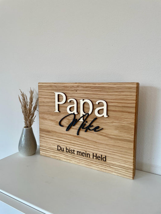 Definition Papa I Geburt Papa | Papa Schild I Vatertagsgeschenk | Weihnachtsgeschenk | Geschenk für Papa